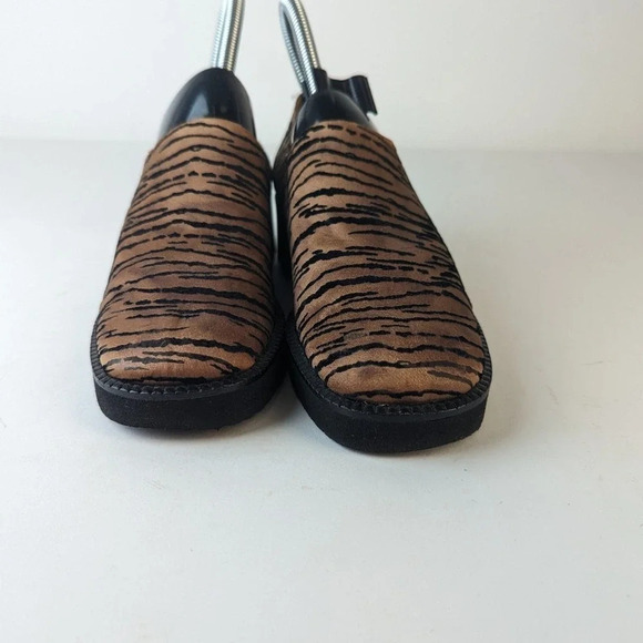 Heyraud Paris Tiger Print Chunky Slip On Loafer - Picture 8 of 9